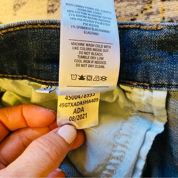 Hudson Jeans High Rise Blair Destructed Ada Skinny - Picture 7 of 7